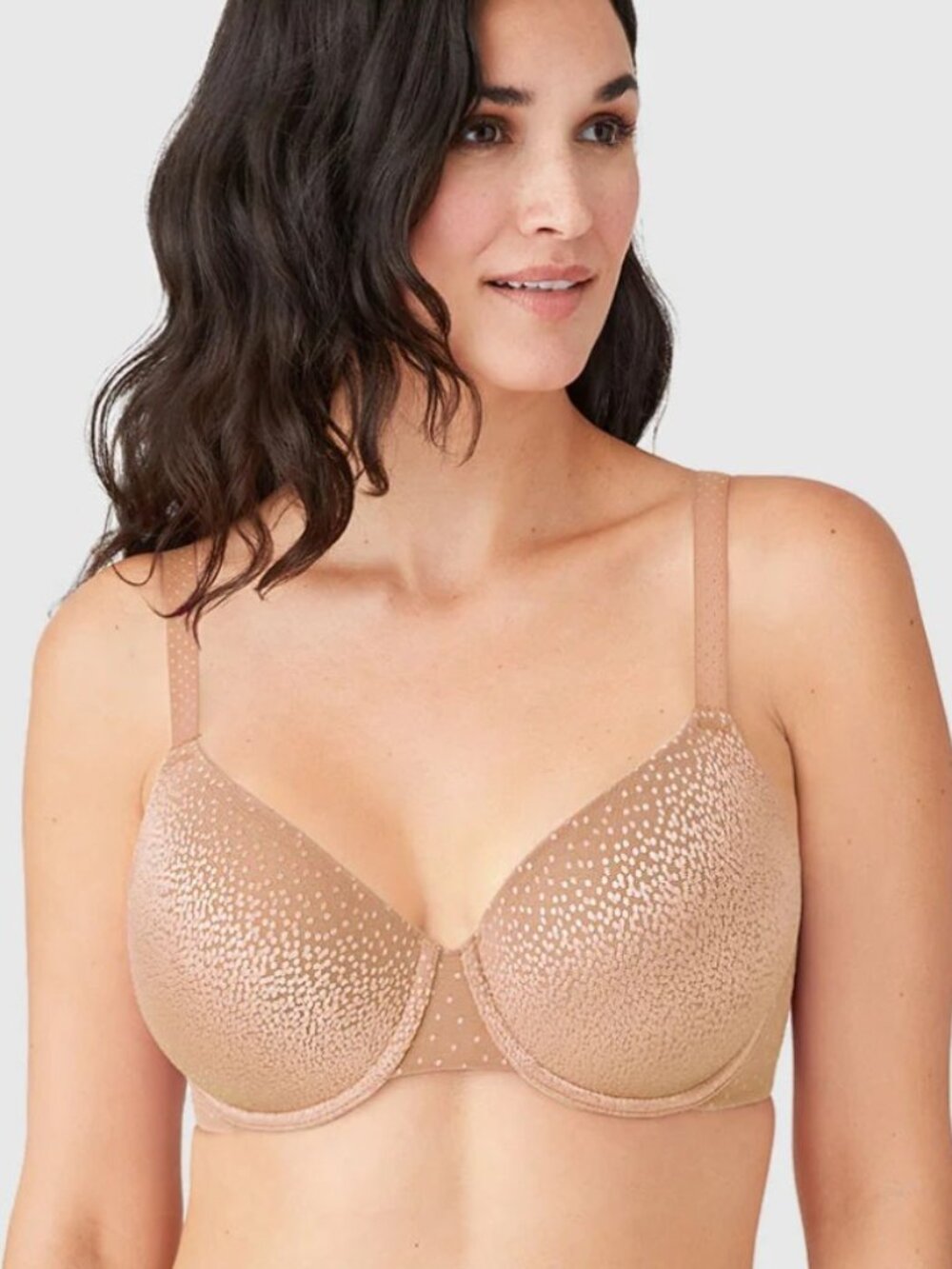 Wacoal Back Appeal Smoothing Underwire Bra Sz 40DD Praline